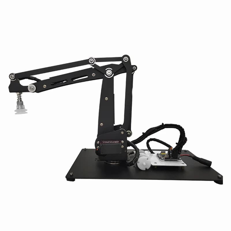 Arduino All-Metal 3 Dof Pompa ad aria Braccio robotico Servo digitale a coppia elevata Insegnamento Educazione Scienza Tecnologia Creatori assemblati
