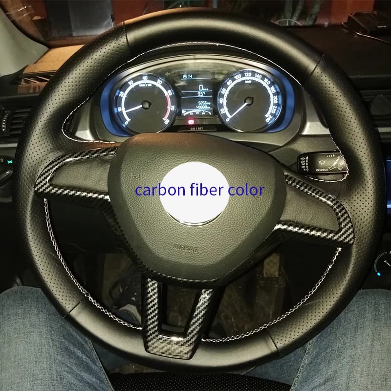 For Volkswagen Skoda Octavia A7 Kodiaq Rapid Yeti Superb ABS car cover accessories Trim protective cover