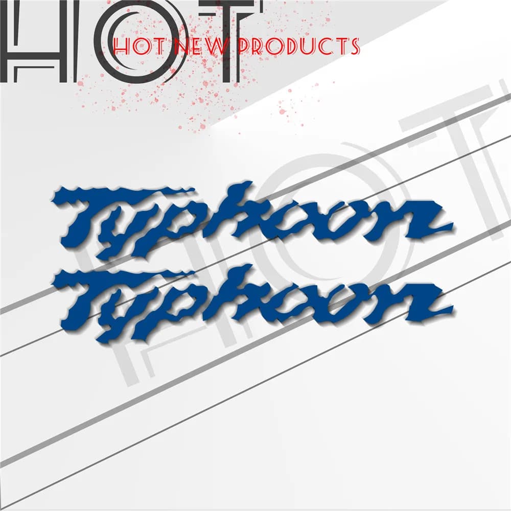 Accessories for bike motorcycle stickers Fuel tank Wheels helmet notebook Bags reflective adhesive for MOTO sign For Tyiphoon typhoon