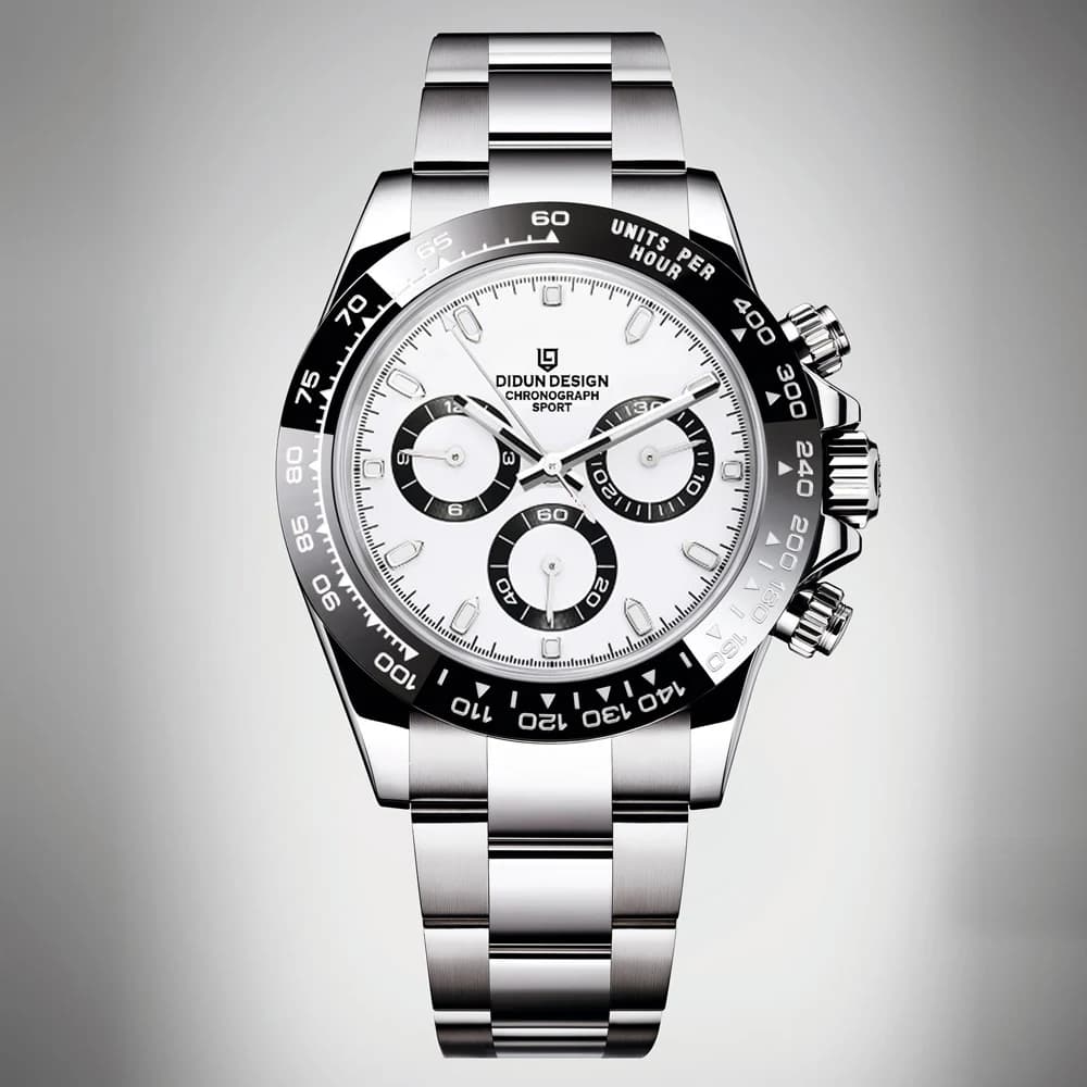 DIDUN 2026 NUOVO Orologio da Uomo di Lusso, Automatico con Quadrante in Ceramica, Cronografo, Resistente agli Urti e Impermeabile