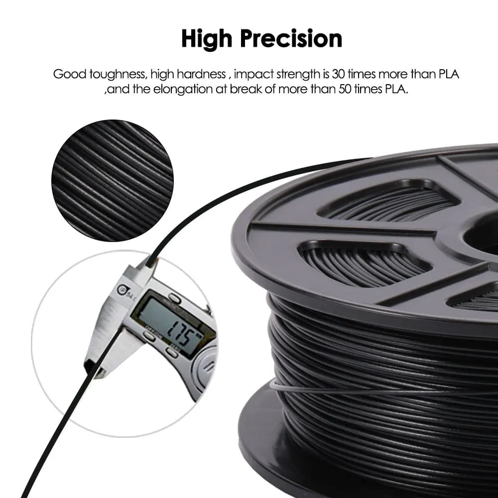 JAYO 3D filament 20Rolls PETG/PLA/HSMPETG/PLAPLUS Black white gray 175mm bubble-free material low shrinkage high for FDM printer