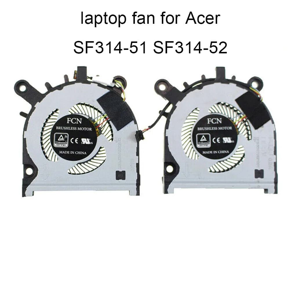 Ventole di raffreddamento CPU GPU per Acer Swift 3 SF314-51 52 w2 SF314-51-31NE SF314 52 SF314-52G ventola di raffreddamento VGA per Notebook 13N1-09A0901 nuova