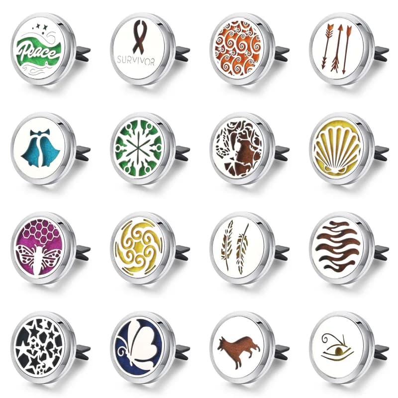 Butterfly World Flower Diffuser Drinking Air Cooling In Sfogo Essential Deodorant Auto Clip Oil Diffuser Aromatherapy Pendants