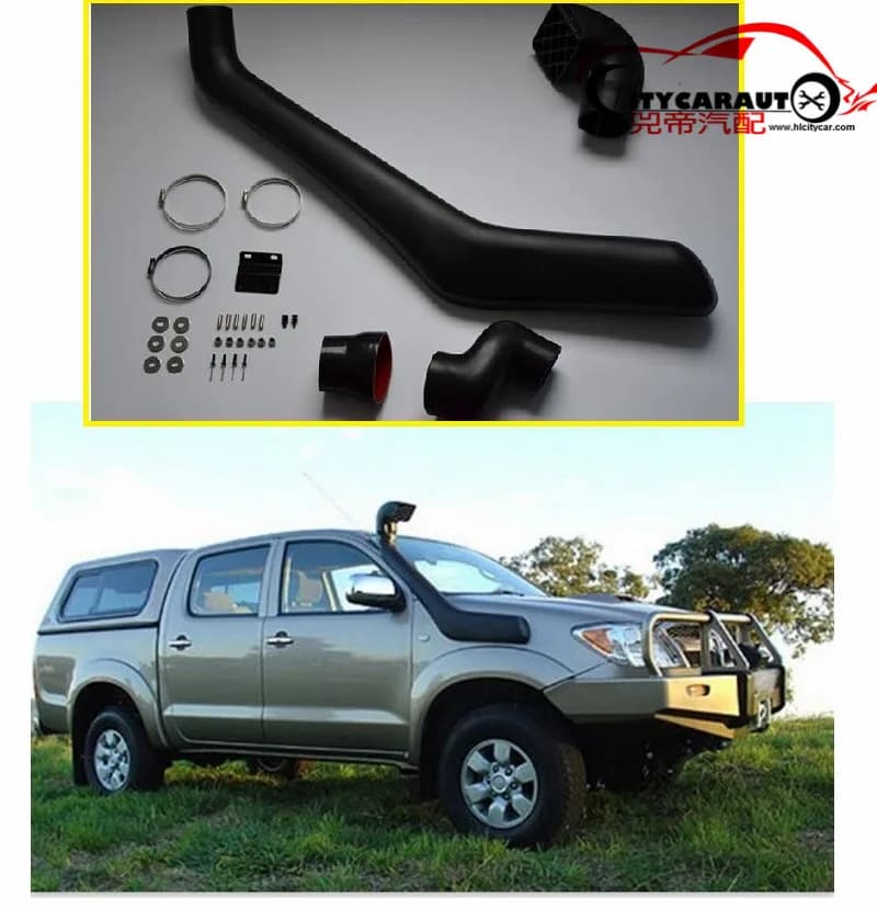 CITYCARAUTO 2005-2014 VIGO AUTO SNORKEL KIT adatto per HILUX VIGO Aspirazione aria LLDPE TUBO COLLETTORE Kit Set 2005-2014
