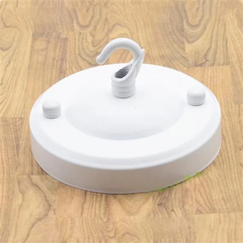 Plafoniera Vintage in ferro nero/bianco/oro/fai-da-te decorazione lampada a sospensione Retro supporto per soffitto per Base lampada leggera