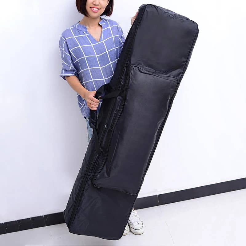 Borsa per tastiera per pianoforte elettrico con tastiera portatile a 88 tasti Zaino per tastiera per pianoforte digitale multifunzione durevole in tessuto Oxford XA708Y