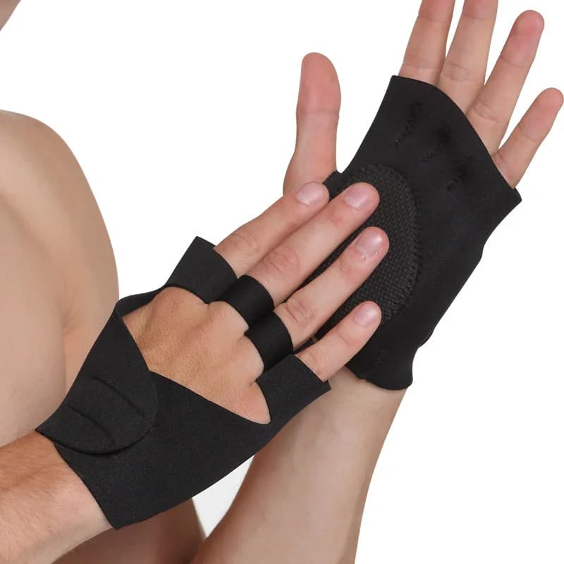 Weightlifting Gloves Training in Gym Anti-slip Gloves Basketball Palm Protection Exercise Weight Lifting Gloves Fitness