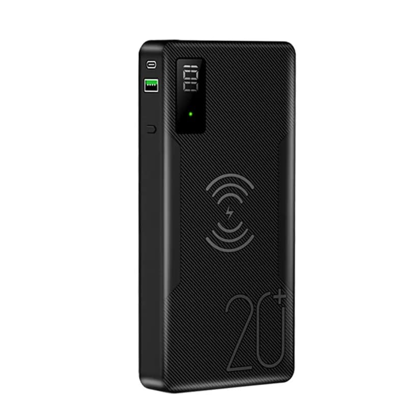 Caricabatterie Wireless portatile 20000mAh Power Bank per iPhone 14 13 12 Samsung S22 Xiaomi Mi Wireless Powerbank con cavo adattatore ca