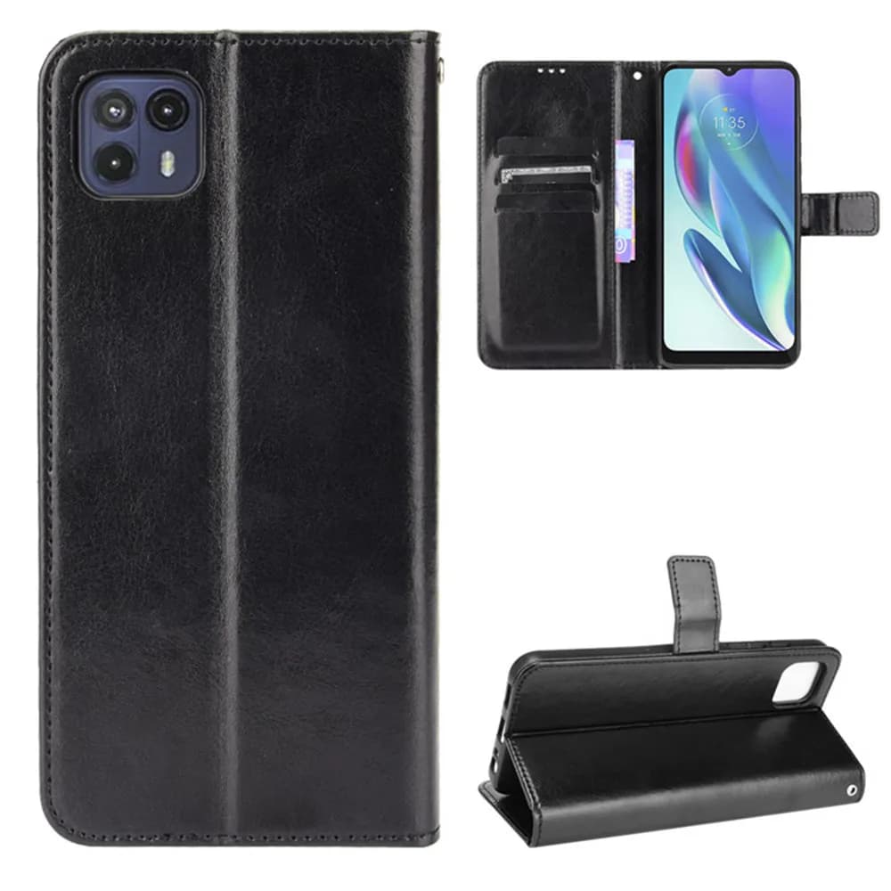 Per Motorola Moto G50 5G Custodia di lusso Flip PU Portafoglio in pelle Cordino Custodia per Moto G50 5G G 50 MotoG50 Borsa protettiva per telefono