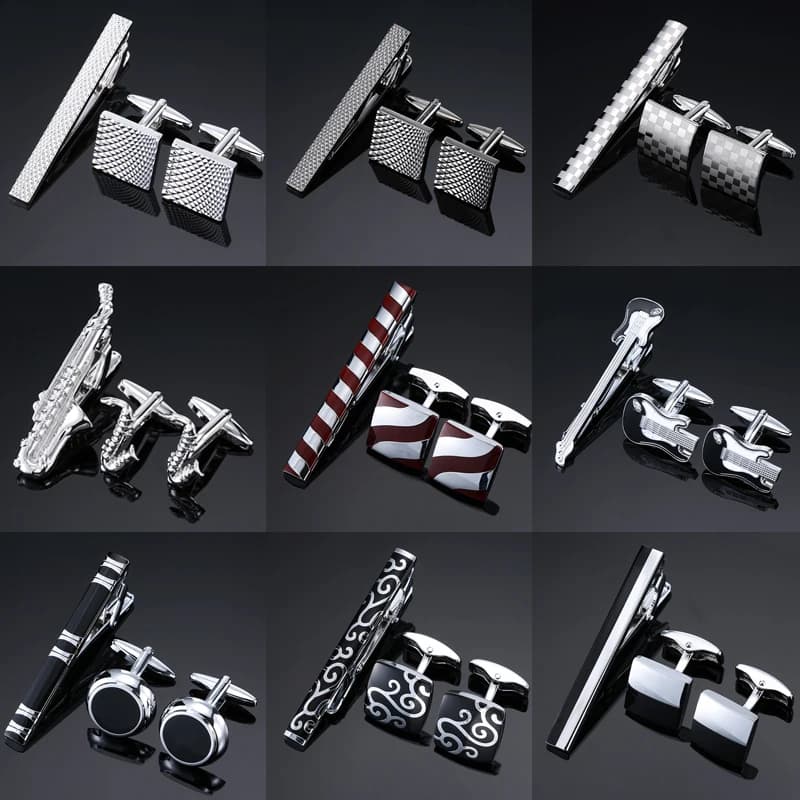 AS Gemelli da supereroe fermacravatta nuovissimi gioielli di moda ancoraggio per barca fermacravatta per sassofono camicia da sposa da uomo distintivo pin clip regalo