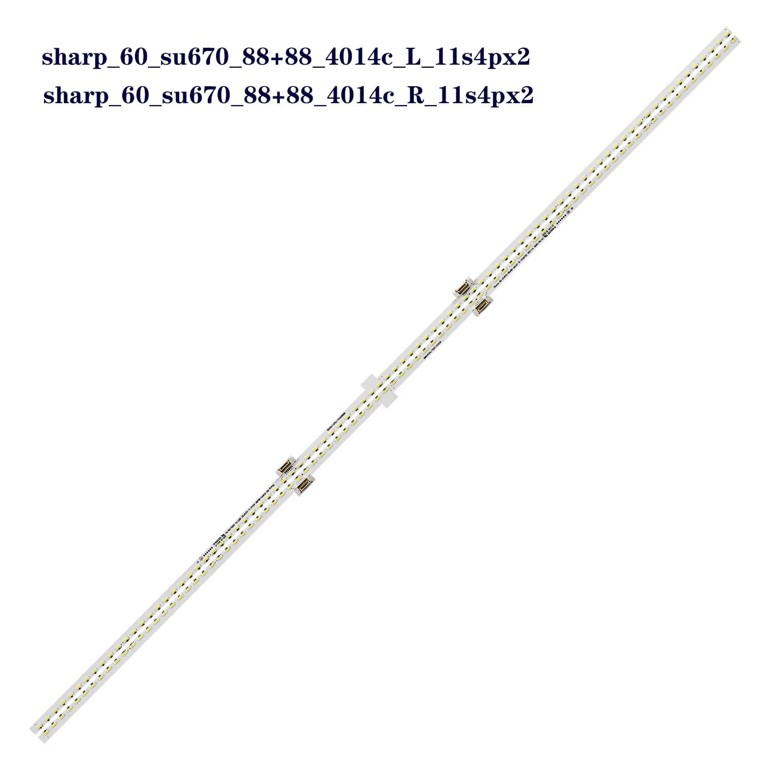 LED Backlight strip 88 leds for Sharp_60_SU670_88+88_4014C_L R RB358WJ2 17Z16B LCD-60SU578A LCD-60SU770A LCD-60TX6100A