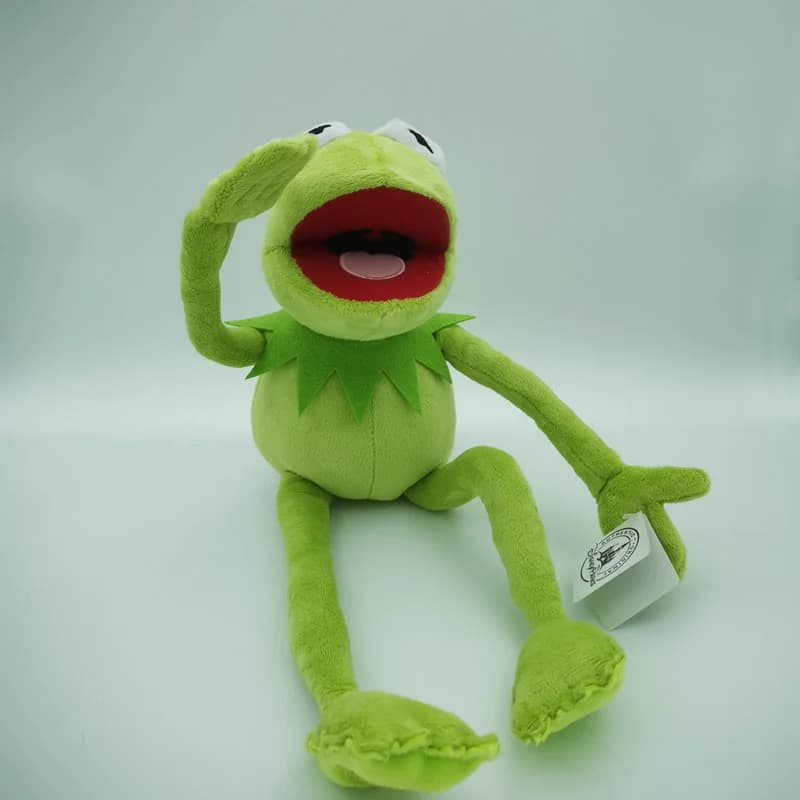45 cm = 17,7 pollici Cartone animato The Muppets KERMIT FROG Animali di peluche Giocattoli per ragazzi per regalo di compleanno