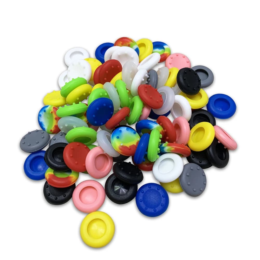 4 pz/set levette levette tappi per PS4 Pro Slim Silicone analogico levette manopole copertura per Xbox 360/ONE PS2 PS3 PS4 accessori