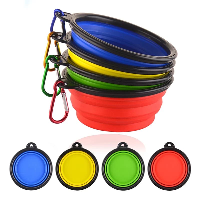 Bento Box pieghevole in silicone Scatola da pranzo portatile pieghevole per stoviglie per alimenti Contenitore per alimenti Ciotola per bambini Adulti di