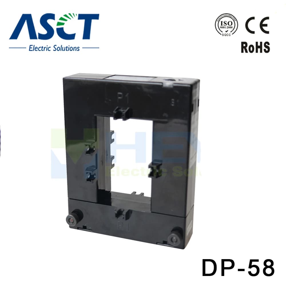 Alta classe DP-58 250A-1000A uscita 1A 5A trasformatori di corrente a nucleo diviso con dimensioni della finestra 50*80mm morsetto sul sensore di corrente