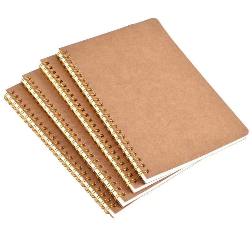 A5 Notebook Journal Medium Kraft Grid Dot Blank agenda settimanale giornaliera Book Time Management Planner materiale scolastico articoli di cancelleria