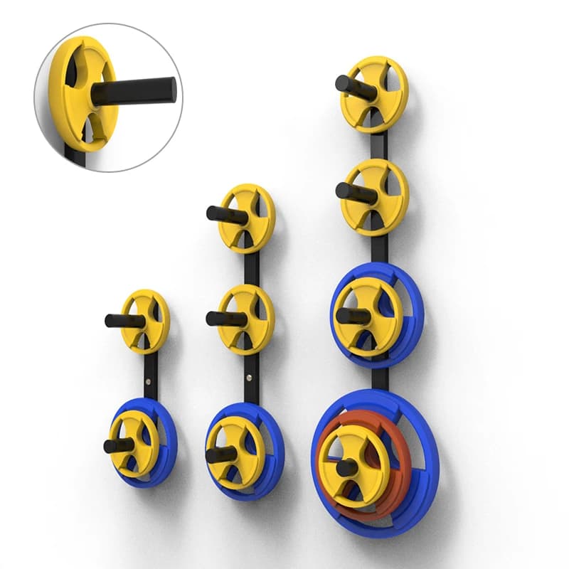 Wall balance storage frame on disc gym weight lifting plate standard clothes rack equipment for home fitness attack F