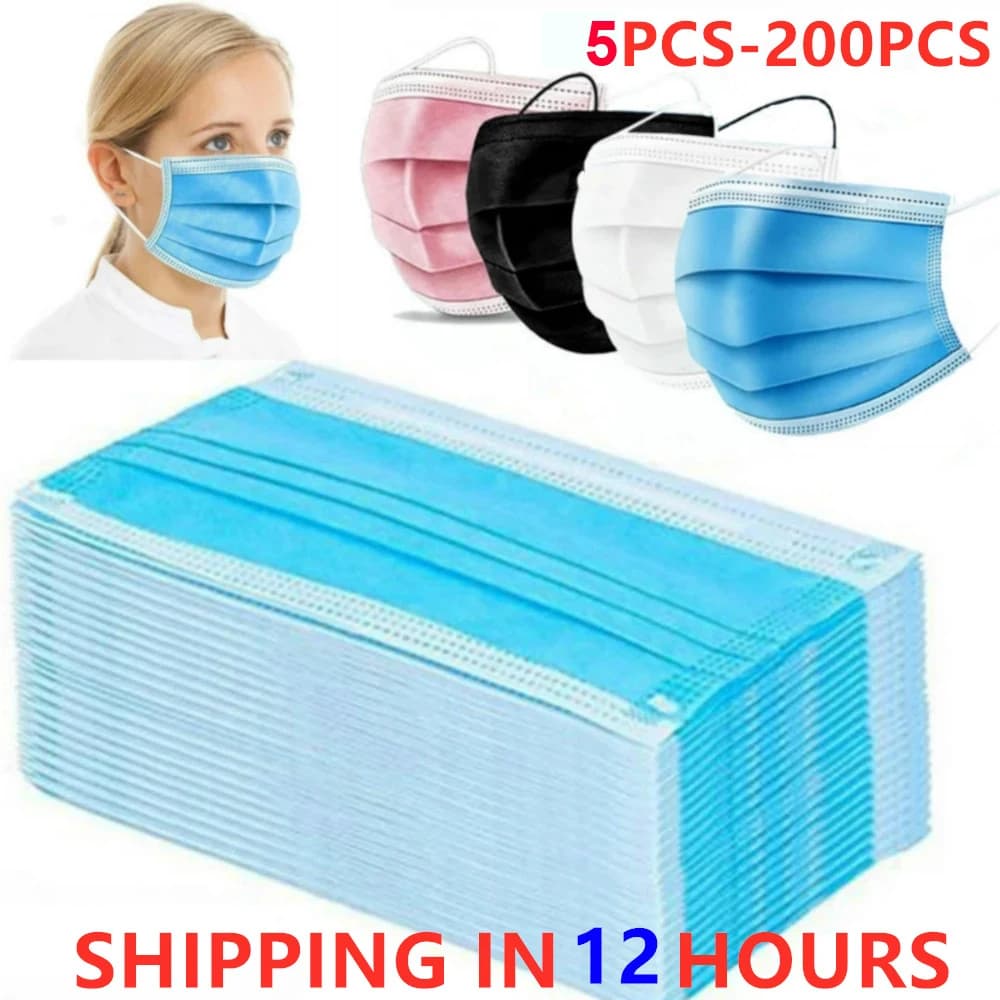Disposable Nonwoven 3 Mascarillas quirurgicas homologadas mask ма otr для лица mascarillas mascara face mask ма otr Fast ship