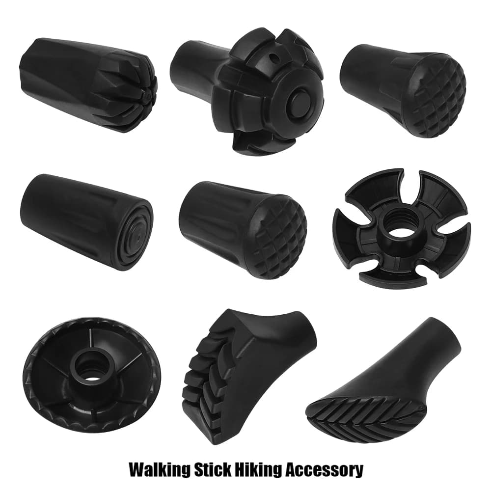 2021 vendite calde 1 pz New Black Nordic Walking pali Trek Pole stampella stile nordico 9 stili bastone da passeggio accessori da trekking