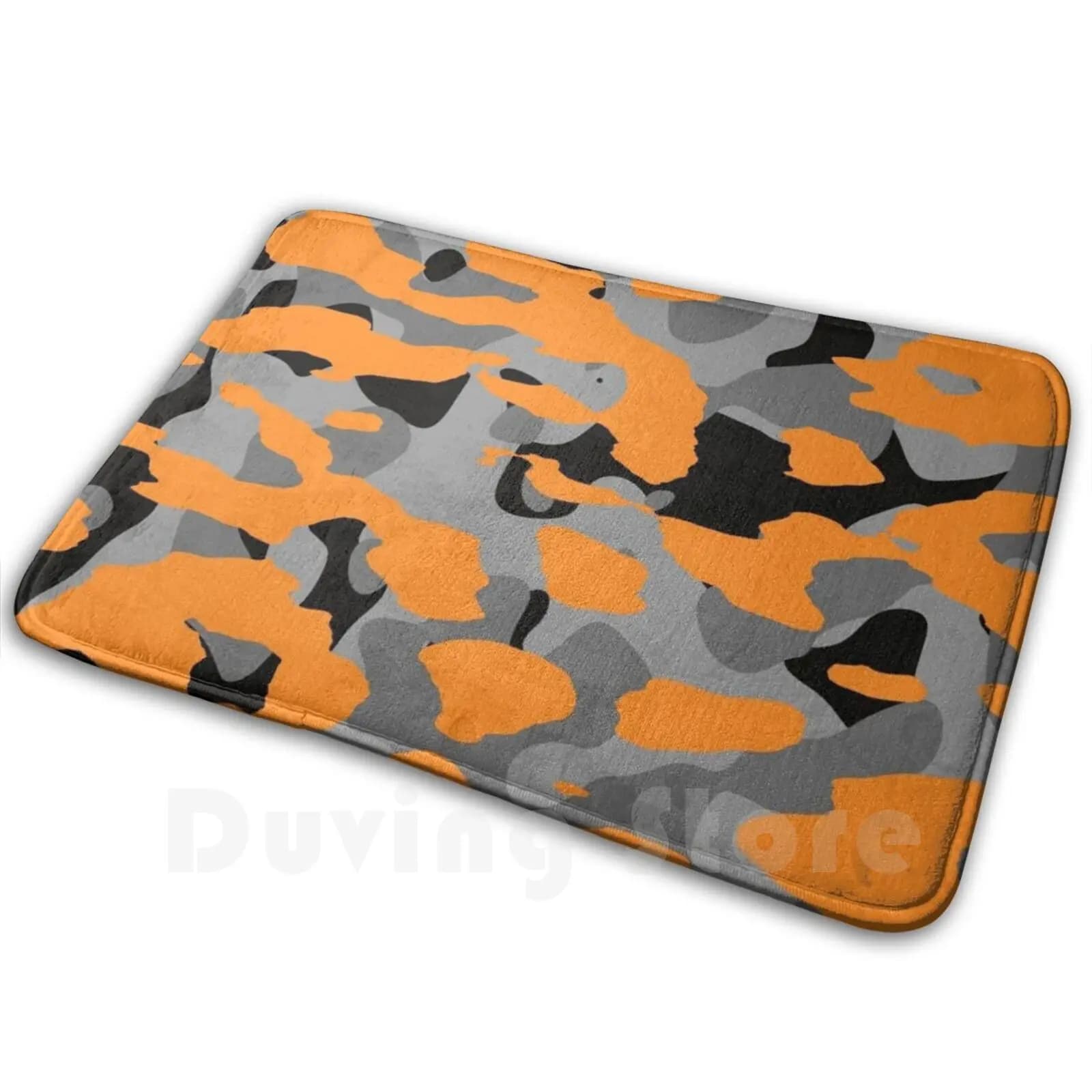 Tappetino mimetico arancione Tappeto Tappetini antiscivolo Camera da letto Camouflage Arancione Caccia Hunter per donne per lei Per ragazze Per uomini