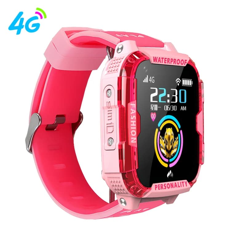 Smart kids GPS 4G Della Vigilanza Dei Bambini Posizione Braccialetto IP68 Video Chat £ Dello Schermo di Tocco di WIFI SOS SIM Orologio Bambino del bambino Del Telefono Orologi