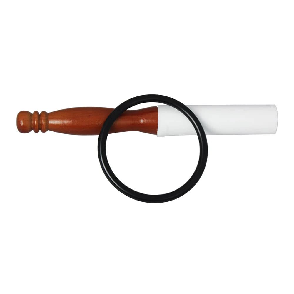 Professional Wooden Rubber Mallet Stick Beater Striker For Crystal Singing Bowls Yoga Meditation Singing Bowl With Rubber Ring