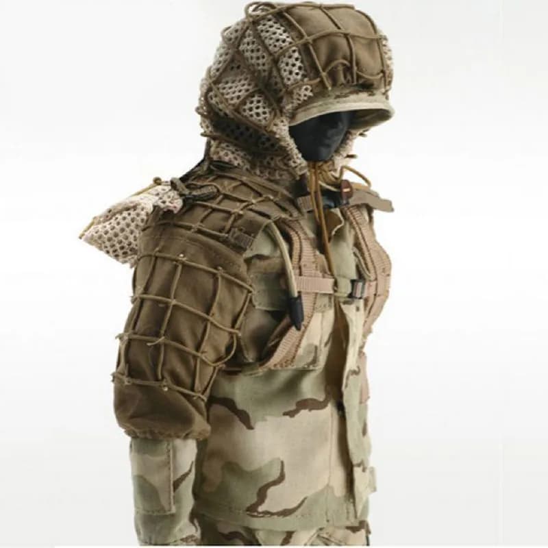 New Tactical Hunting Dresses CS Training with Sniper Camouflage Mesh Ghillie suit Foundation set of outdoor shooting jackets