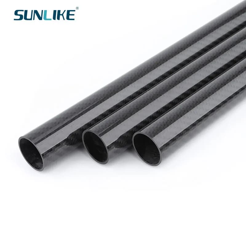 2 pezzi tubo in fibra di carbonio lunghezza 500mm diametro 4mm 5mm 6mm 7mm 8mm 9mm per accessori drone modello aereo RC