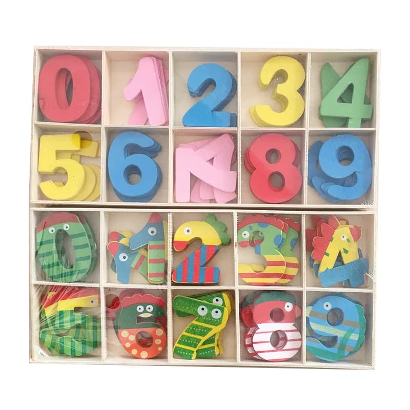Alfabeto in legno Puzzle lettera numero giocattoli educativi per l'apprendimento precoce per ragazzi ragazze blocchi scuola materna bambini