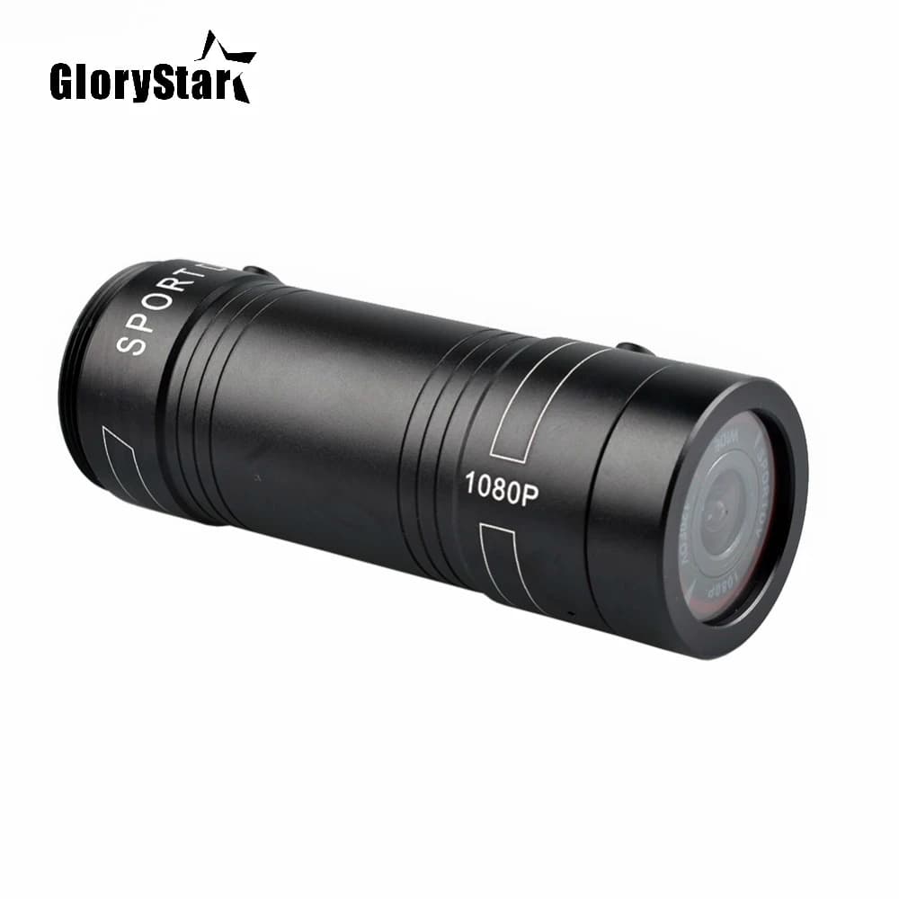 Bici Moto Auto Video digitale 1080P 3MP AIV Mini Videocamera Piccolo alluminio Sport Action Recorder Casco Fotocamera DV DVR Extreme