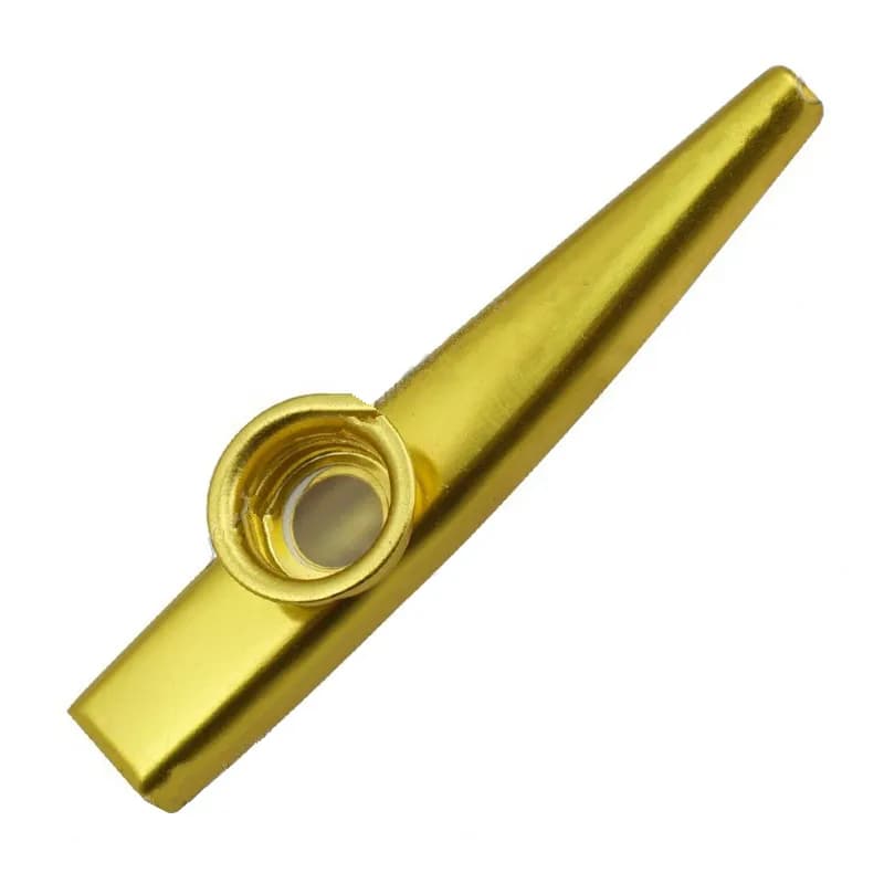2 Pezzi Kazoo in Metallo Multicolore, Flauto a Bocca per Accompagnamento Ukulele e Chitarra, Accessori per Chitarra