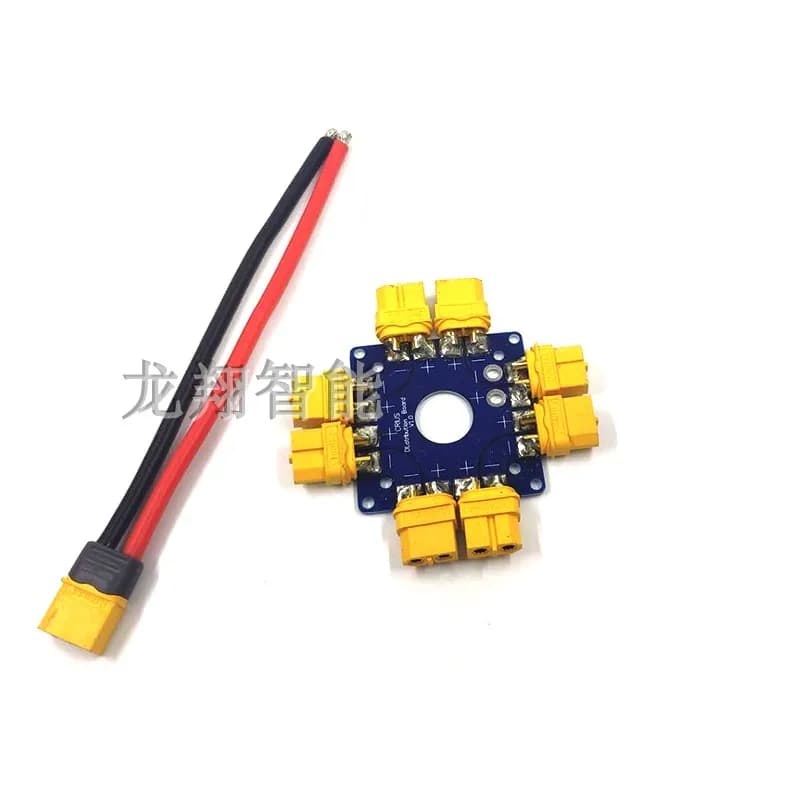 Scheda di Distribuzione Alimentazione DIY Flyroun PDB ESC con Connettori XT60/XT90/T per Quadricottero FPV, Esacottero, Aeromobili a Otto Assi