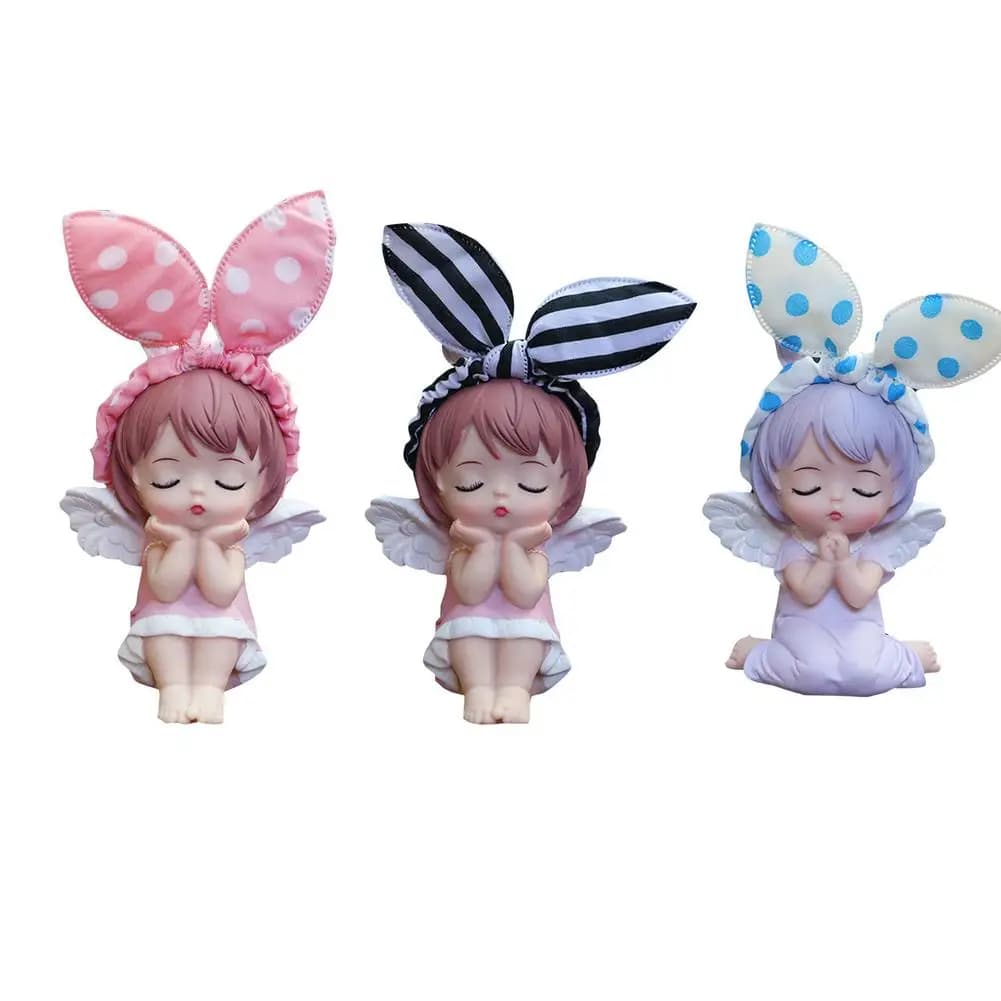 Auto Perfume Clip Deodorant Auto Perfume Car Animated Solid Perfume Wholesale Cute Angel Doll Accessories Auto Girl