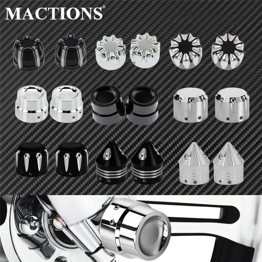 Bullone coperchio dado assale anteriore moto 29mm per Harley Sportster XL883 1200 Touring Wide Glide Dyna Fat Bob Softail Dyna VRSC