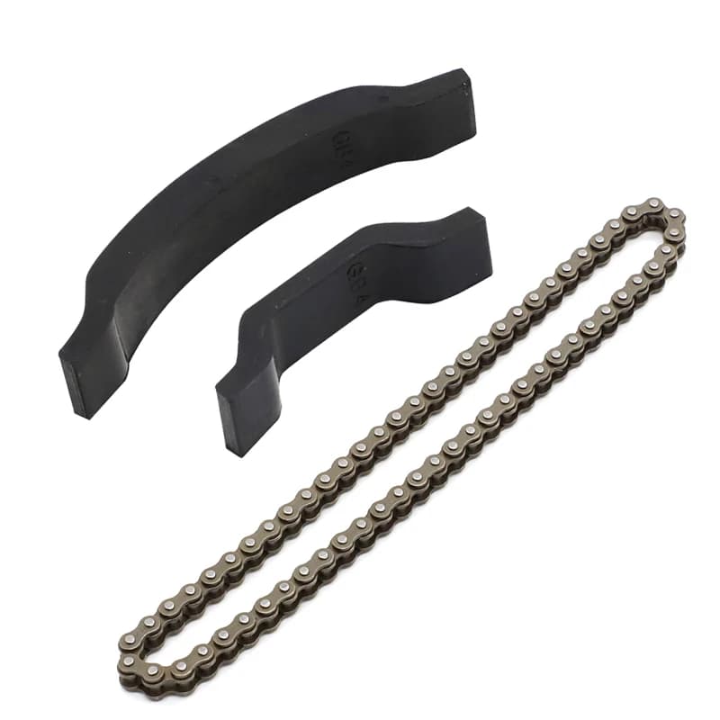 Catena di avviamento cinese a 62 maglie con guide catena di avviamento per 50cc 70cc 90cc 110cc 125cc ATV Quad Scooter Dirt Bike Go Kart TaoTao