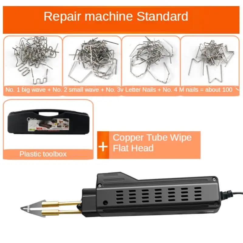 Nuovo 220-230V Cucitrice A Caldo Paraurti Per Auto Torcia di Saldatura di Plastica Caring100 Graffette Auto Corpo Strumento Saldatore Macchina per strumenti