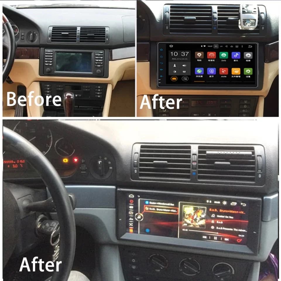 Per 5 serie BMW E39 1996 1997 1998-2003 Auto Video Radio Android Radio Lettore DVD Audio Multimediale GPS HD Touch Screen Radio