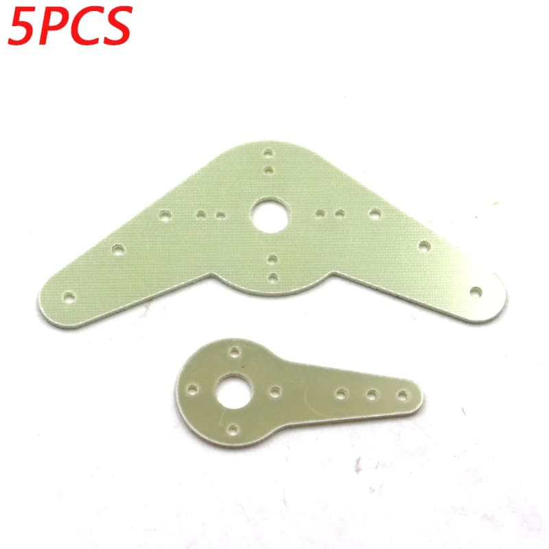 5pcs Epoxy resin Glass fiber Servo Single Arm Two-way Double Head Rocker Arms for RC Large fixed wing Aircraft