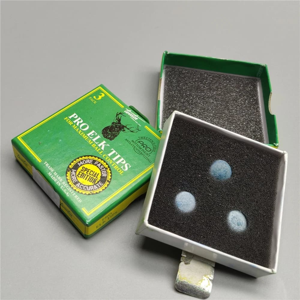 Consigli PRO ELK Suggerimenti 11 millimetri Suggerimento 3 pz/scatola di Medio/Hard Tweeten' Fibra di Cuoio Professionale Cue Stick Consigli accessori da biliardo