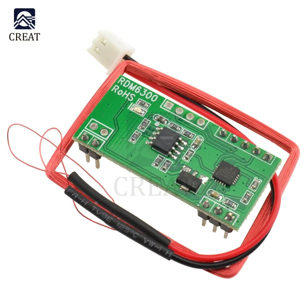 UART EM4100 RFID Card Key ID control module RDM6300 RDM630 access control system UART reader module for output Arduino 125Khz
