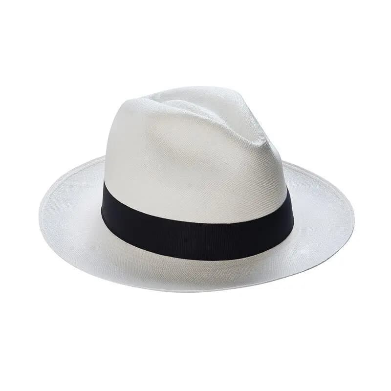 Cappello Panama classico per donna Uomo Protezione solare Cappello vintage alla moda con fornitura da viaggio all'aperto a tesa larga hombre