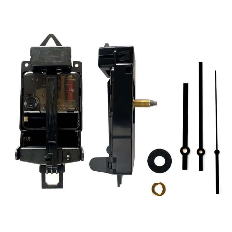 Meccanismo dell'orologio a pendolo a spazzata Sangtai M5 1 # kit di accessori al quarzo con lancette nere