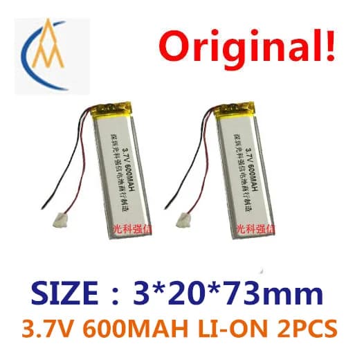 buy more will cheap 3.7 V 302073 li-ion battery 600 mah MP4 intercom speaker bluetooth case back-up power equipment