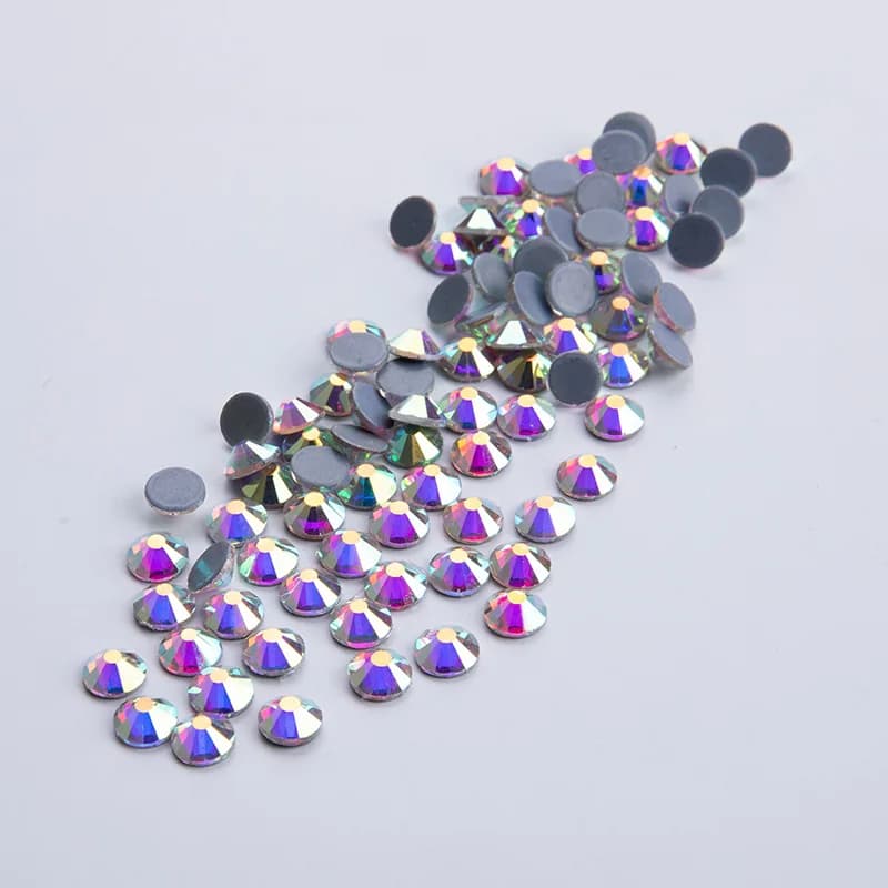 Caldo! 6*1440pcs = 6 borsa/lotto SS20 (4.6-4.8mm) colore AB Hot Fix Pietra/Rhinestones di Cristallo Prezzo All'ingrosso Allentato Strass Hotfix