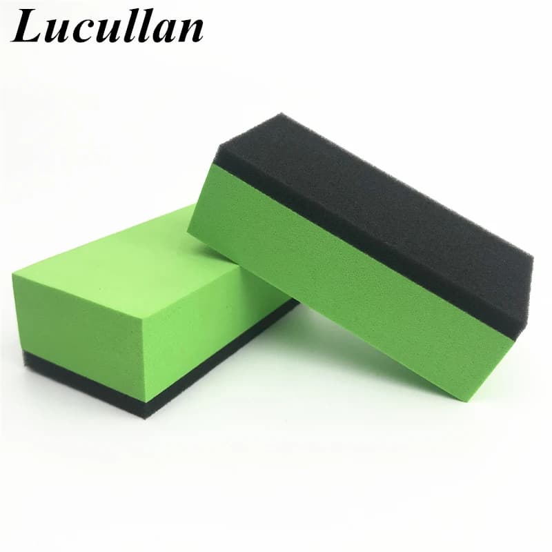 Lucullan 2020 Nuovo Colorato Nano Rivestimento di Vernice EVA Spugna 8*4*2.5 centimetri di Vetro Ceramica Cera Cappotto Applicatore Pad