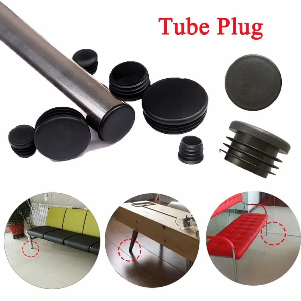 Tappetino antiscivolo Tappi per gambe della sedia Protezione Hardware Copertura antipolvere Tappi terminali ciechi Foro interno Piedini per mobili Gamba per mobili