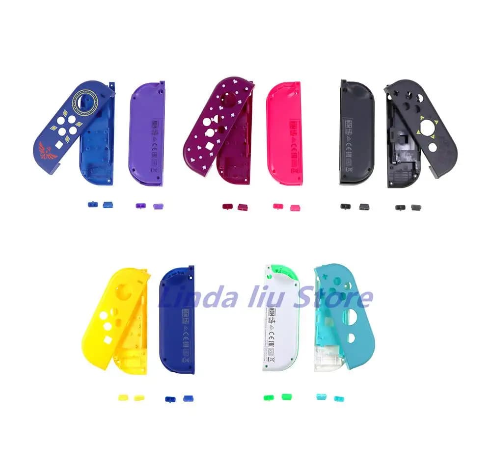 20 set Custodia a conchiglia per Nintendo Switch Joycon custodia con cornice centrale SL SR pulsanti custodia controller