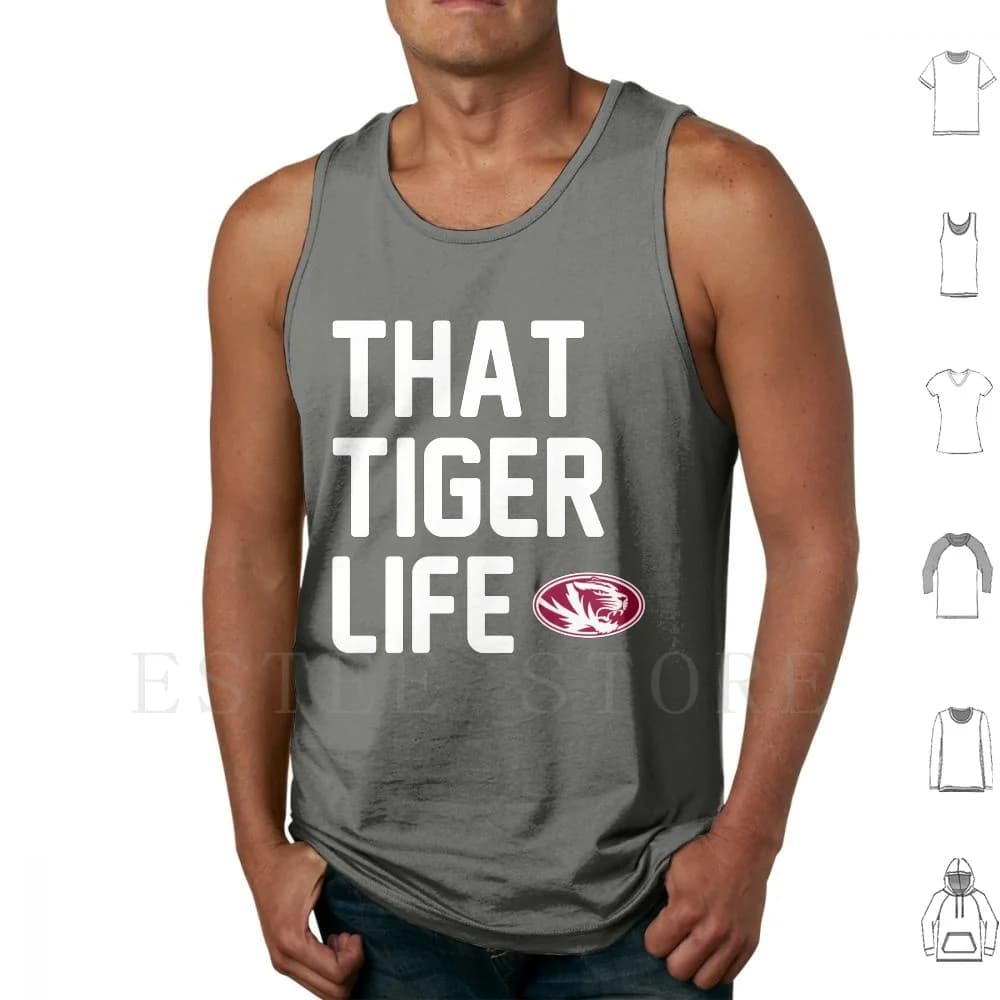 That Tiger Life Canotte Canottiera Tuttle Tigers Tiger Soccer Football Tiger King