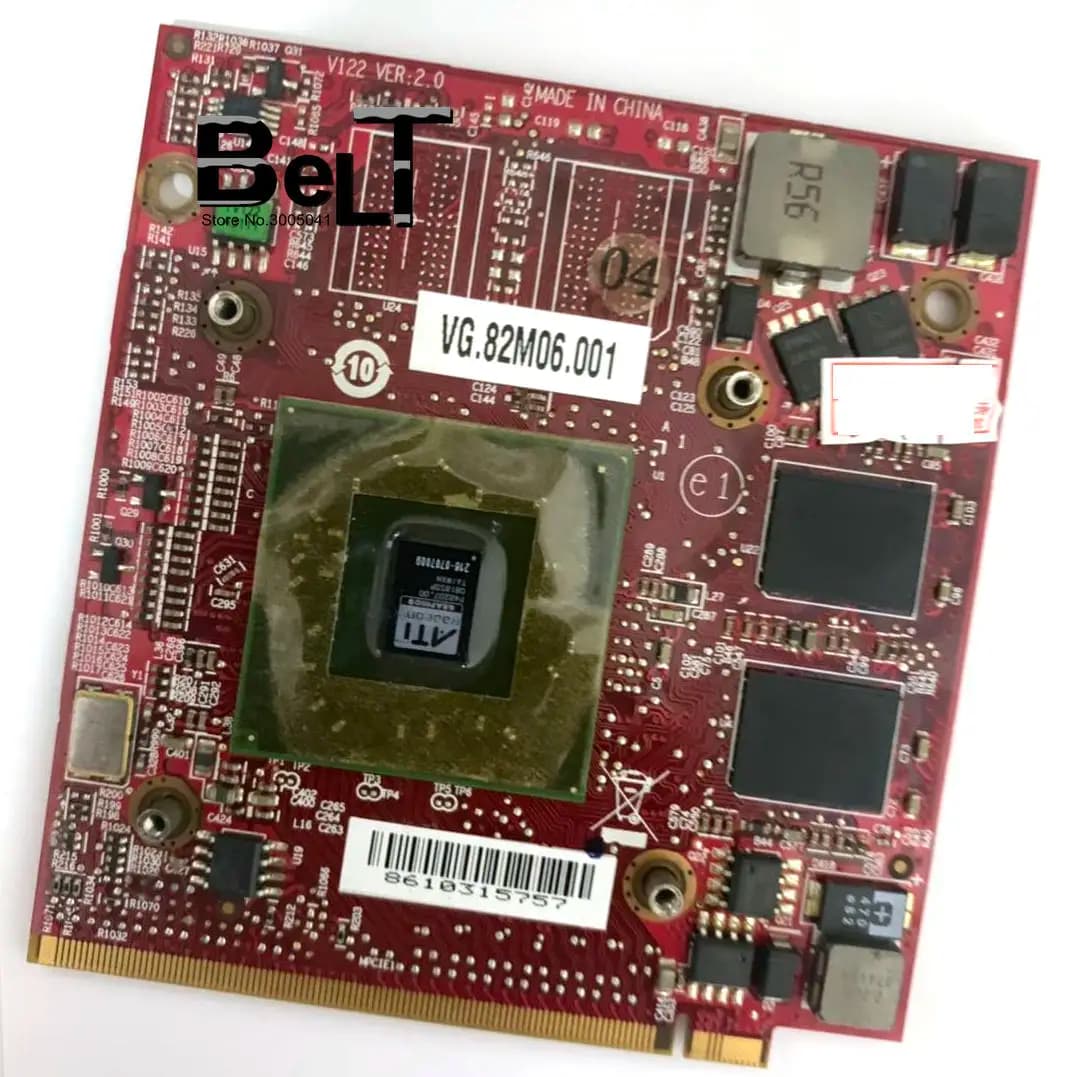 Per Acer Aspire 5710G 5920G 6530G 6920G Notebook PC per ATI Mobility Radeon HD 3470 HD3470 DDR3 256MB MXM II scheda Video grafica