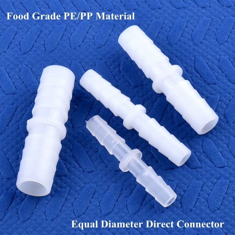 5~200 pcs 4~14mm Plastic For Food Use Equal Dia Direct Connectors Aquarium Fish Tank Air Pump Common Pagoda Pipe Fittings For Water Pipes